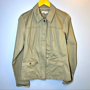 Liz Claiborne Lightweight Green Utility Jacket